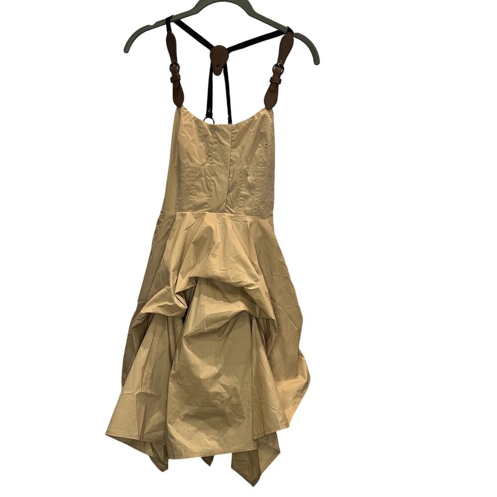 Lydia USA – Khaki Parachute Harness Dress – Khaki – Size Small